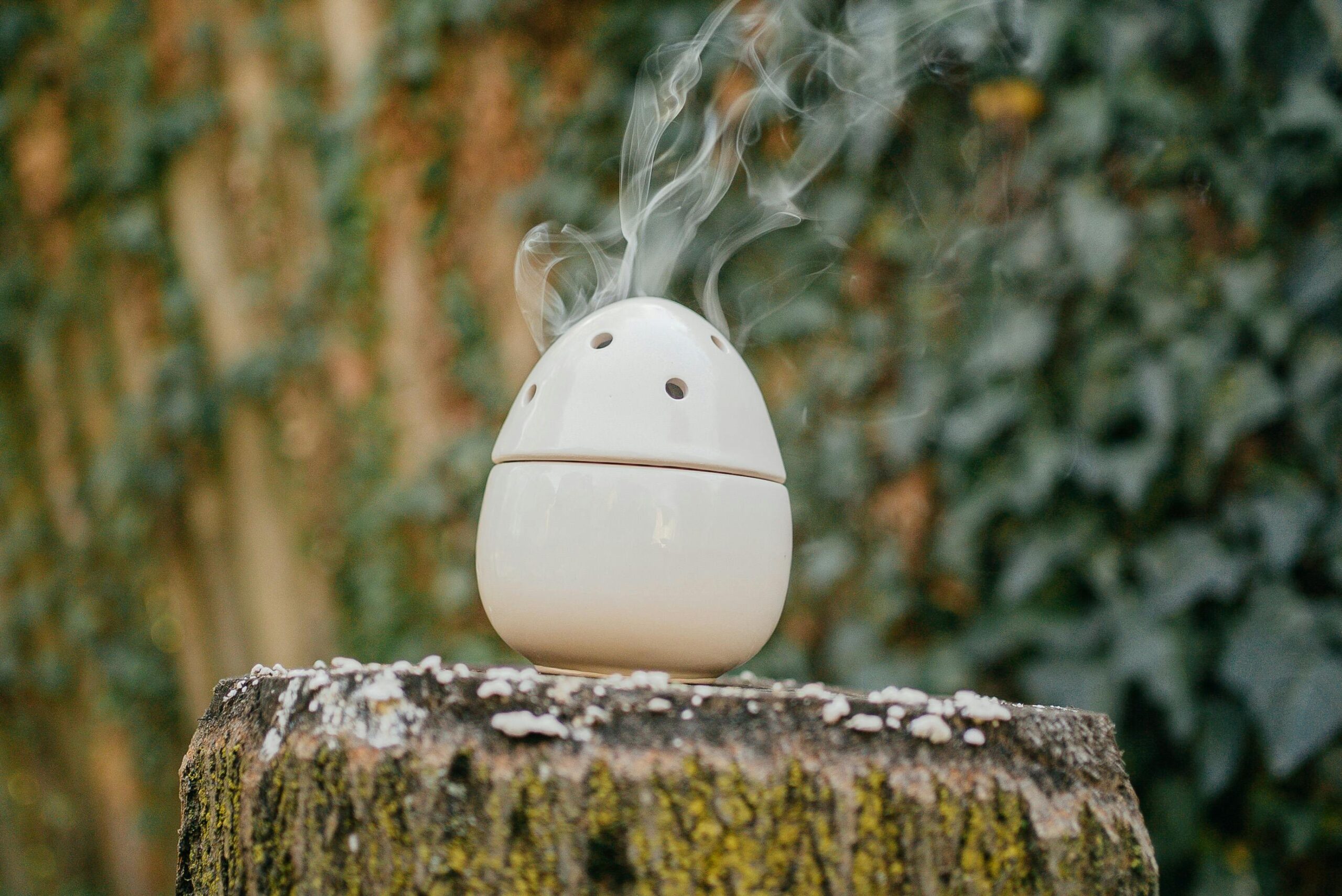 An image portraying a humidifier emitting a fine mist creating a comfortable atmosphere. The device adds moisture to the air, highlighting its role in preventing winter skin care routine for dry skin and maintaining optimal indoor humidity levels