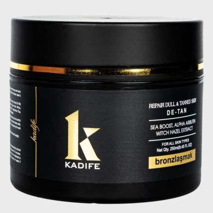 Kadife D-Tan Face Pack | Sea Boost Alpha Arbutin Witch Hazel Formula | Helps Reduce Tan & Dullness | 250ml | Black Gold Pack | For All Skin Types