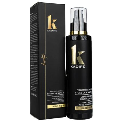 KADIFE Micellar Cleansing Water | Gentle Makeup Remover and Face Cleanser | Pollution Control and pH Balanced Formula | Alcohol-Free, Non-Irritating | Suitable for All Skin Types